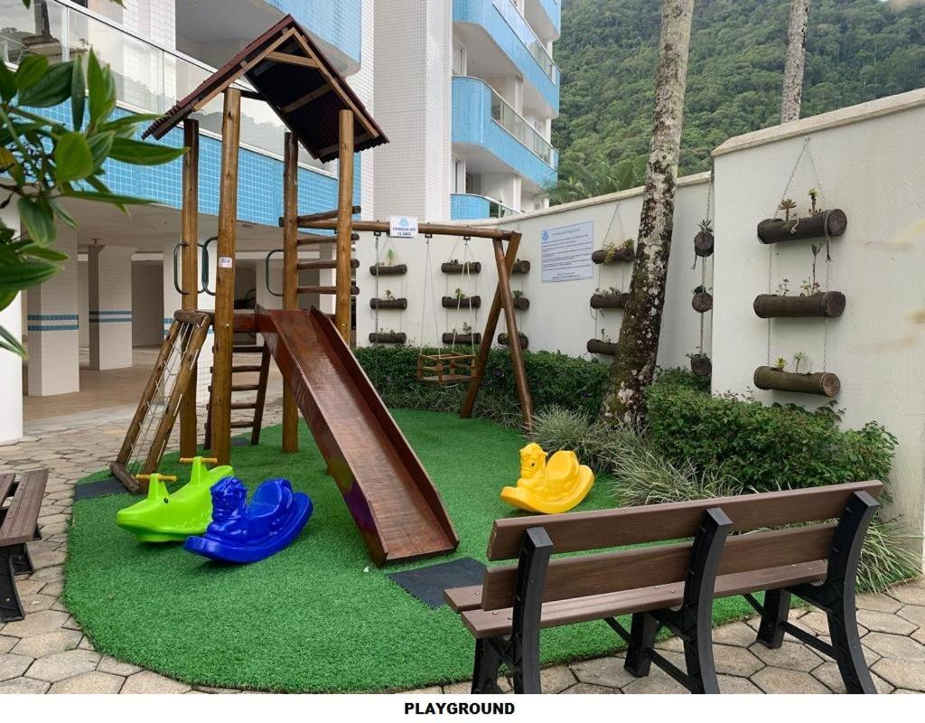Apto Com Ar-Cond E Piscina A 100 M Praia Da Enseada أوباتوبا المظهر الخارجي الصورة